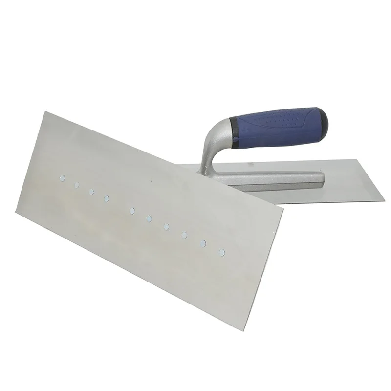Professional Stainless Steel Trowel 30/32/35cm Concrete Plastering Finishing Sets Hand Tools With Comfortable Grip Handle