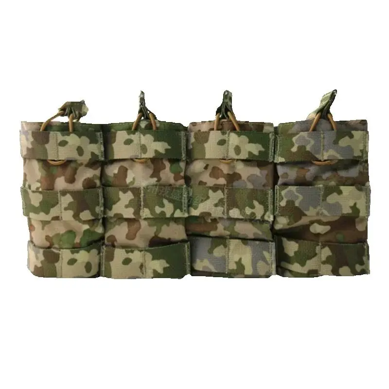 クアドリプル-マガジン-パック-グリーン-ルイン-カモ-アウトドア-タクティカル-ベスト-アクセサリー-molle-バッグ-atfg