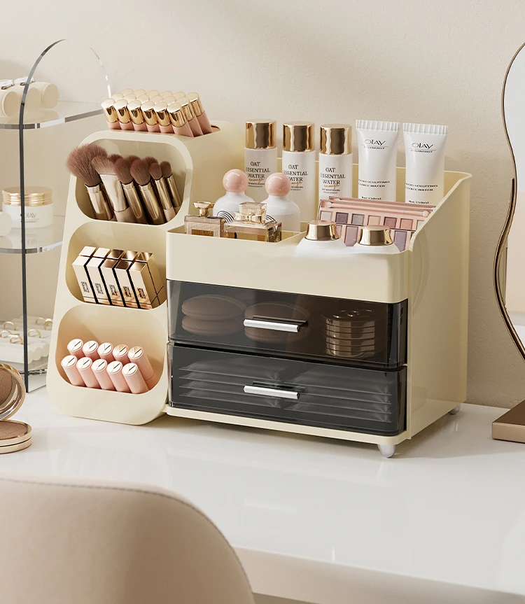 

Cosmetic storage box, desktop storage rack, high-grade dressing table new lipstick, eye shadow, makeup brush cartridge