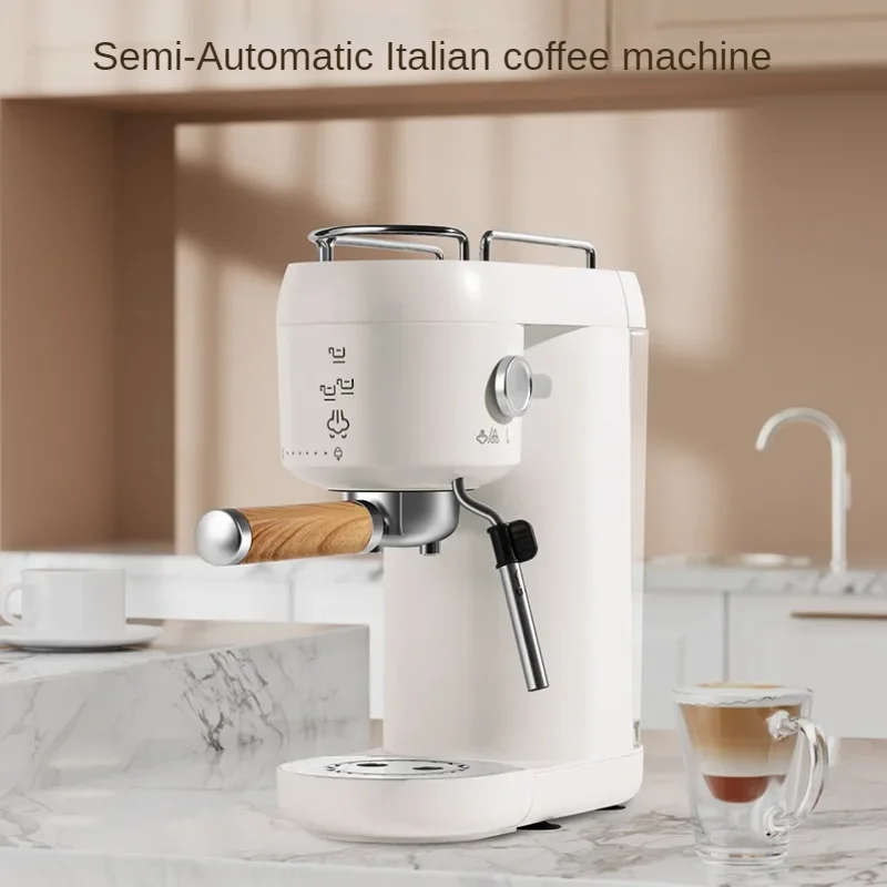 Coffee Maker Machine Small Italian Semi-automatic One Serving Concentrated Milk Foam Estilingue Semi Automático кофемашина 커피 머신