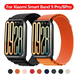 Nylon Loop Strap For Xiaomi Mi Band 9 Pro band8Pro Smart watch sports Bracelet For Redmi Watch 5/4 watchband Accessories Correa