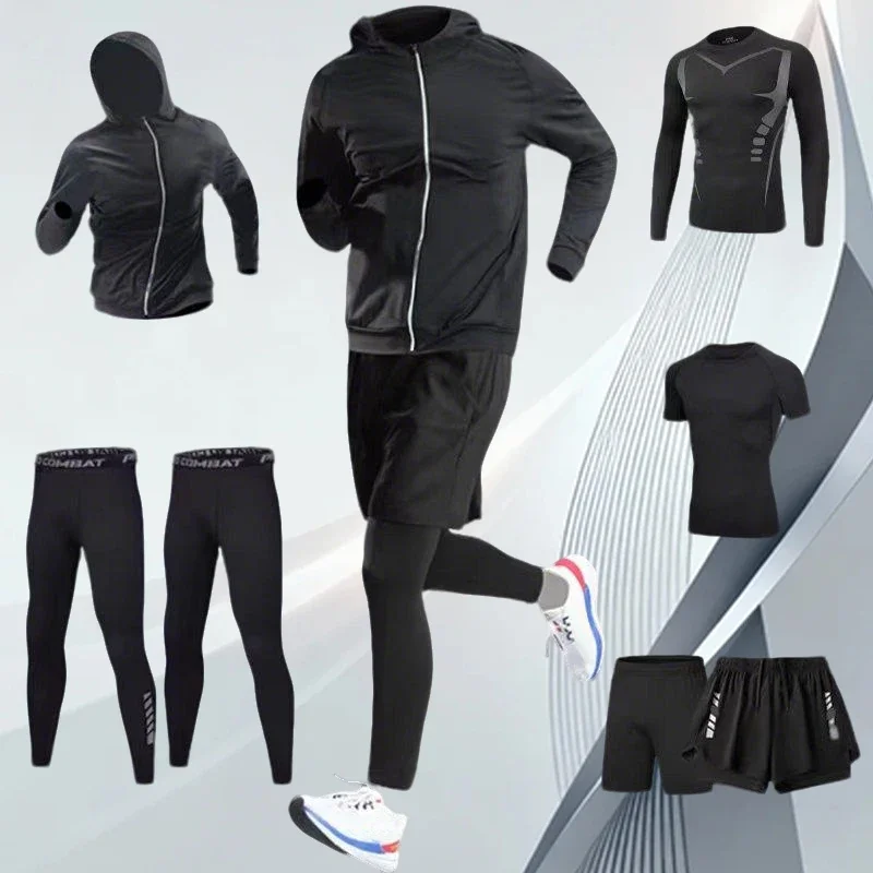 

New running set, high elasticity and quick drying, refreshing and breathable, professional sportswear, sports cycling