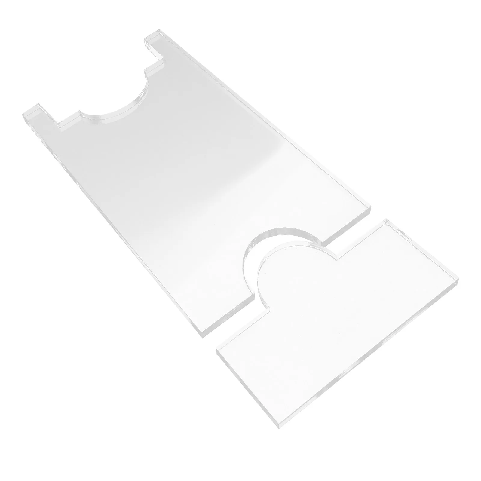 2Sets Fireproof Wall Pad Clear Acrylic Couch Wall Spacer Furniture Protector for Sofa Bed Headboard Anti-Collision Heat