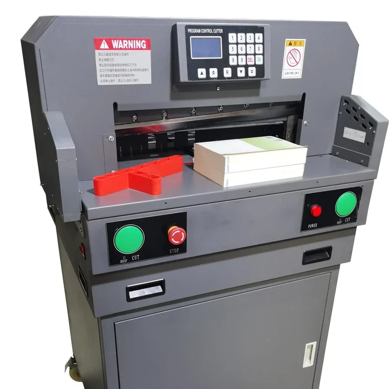 

4908 Heavy Duty Guillotine Paper Cutter Electric 490mm A2 paper cutting machine
