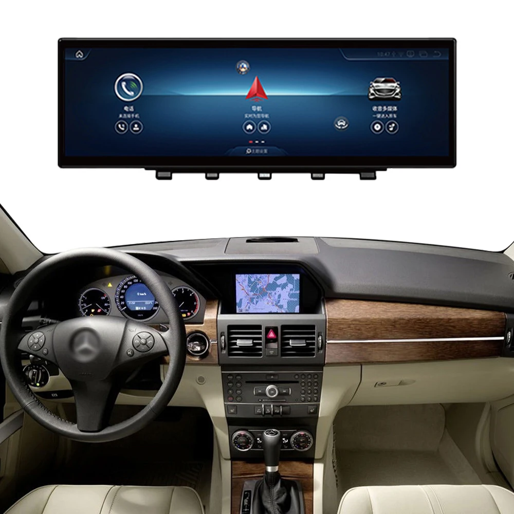 

NGT4.5 GLK W204 Android Car Screen 14.9 Inch Wireless CarPlay Android Auto Bluetooth For Mercedes Benz Car Dvd Player