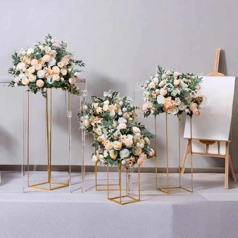 

Flower ceremony arrangement exhibition car area decoration simulation flower wedding ceremony road flower