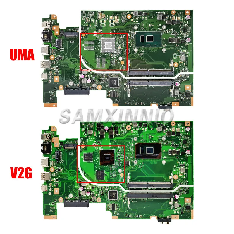 SAMXINNO X705UQ Mainboard X705UV X705UB X705UN X705UBP X705UQ X705UA Laptop Motherboard 4415 I3 I5 I7 7th/8th Gen 100% Test