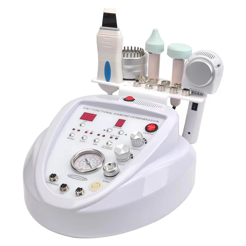 Spa Use Facial Cleaning Diamond Tip Dermabrasion Machine Portable Diamond Microdermabrasion Beauty Device