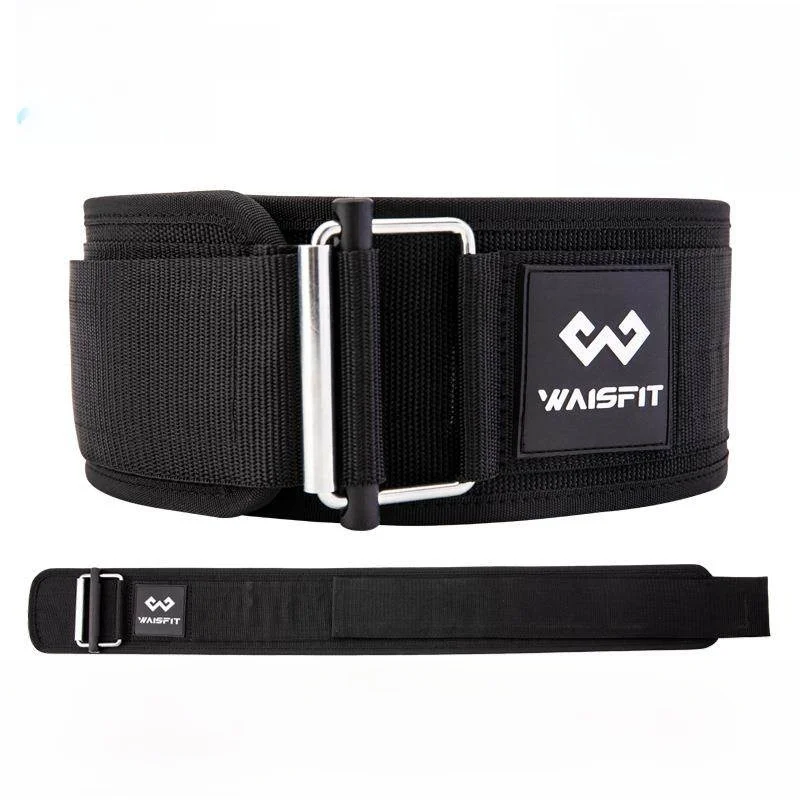 

Нейлоновый пояс для фитнеса, тяжелой атлетики и приседаний, спортивный тренировочный пояс, усиленная поддержка для становой тяги и отжиманий на приседаниях