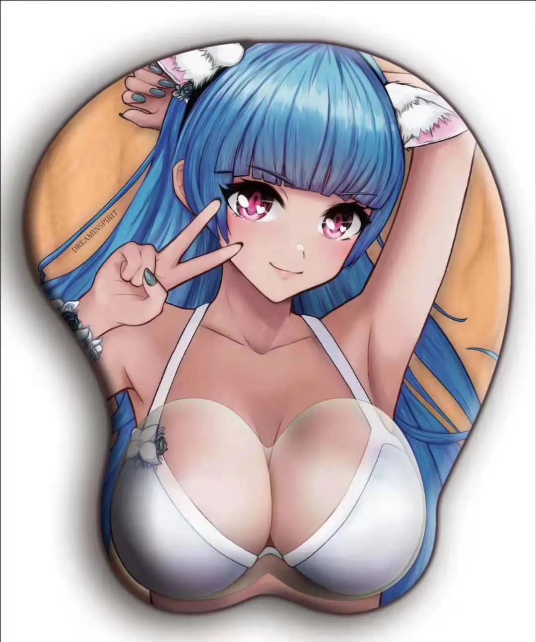 

New Cartoon 3D Silicone Soft Wrist Guard Mouse Pad Cute Beauty Sexy Chest Large Boobs Ass Relax Hand Wrist Care Wrister Mousepad