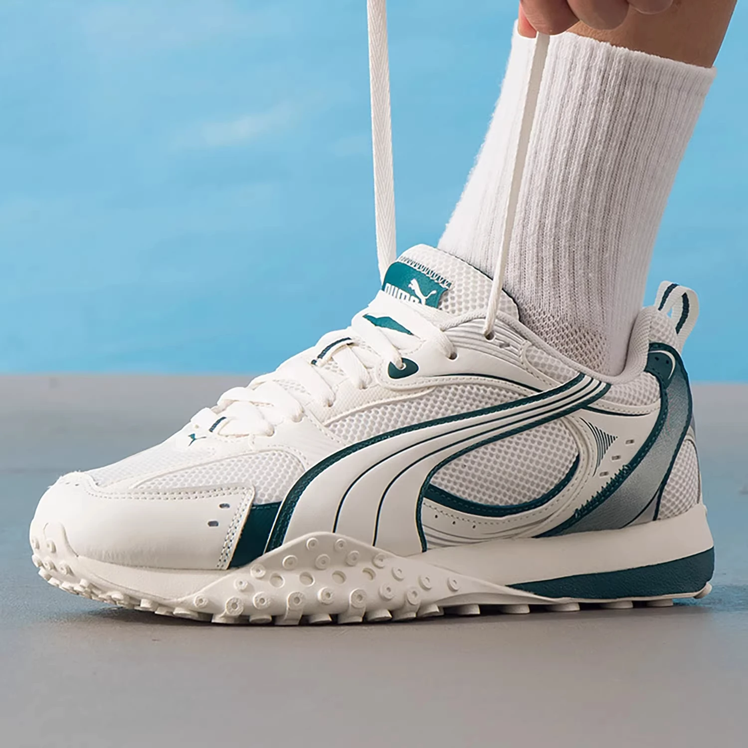 

Мужская и женская спортивная повседневная обувь Puma Green 40631803