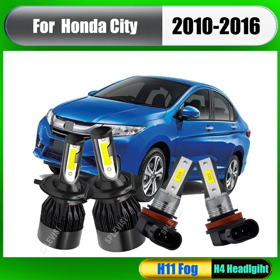 H4 H11 car headlight fog light -High-Intensity Improved Road Safety For Honda City 2010 2011 2012 2013 2014 2015 2016