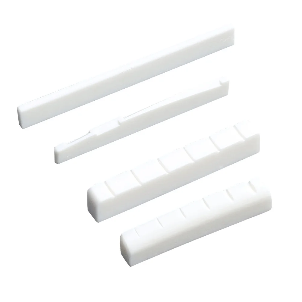 

Guitar String Bridge Accessories Acoustic Saddle Replace Replacement White Bone Material
