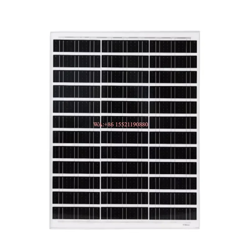 wmwmnu Monocrystalline Silicon Photovoltaic Module High Efficiency Solar Panel for Off-grid Power System