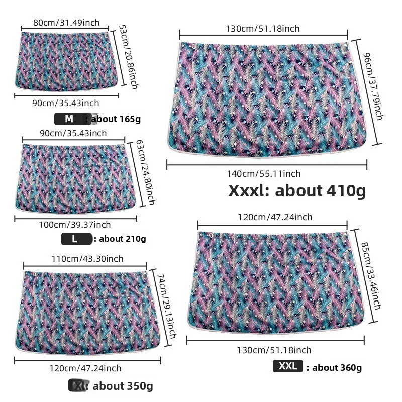Washable Bed Wetting Apron for Adults - Reusable Waterproof Pee Skirt for Incontinence & Period