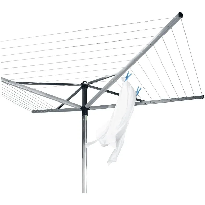 Topspinner Outdoor 4 Arm Spinning Clothesline (164 ft/Ø 1.8