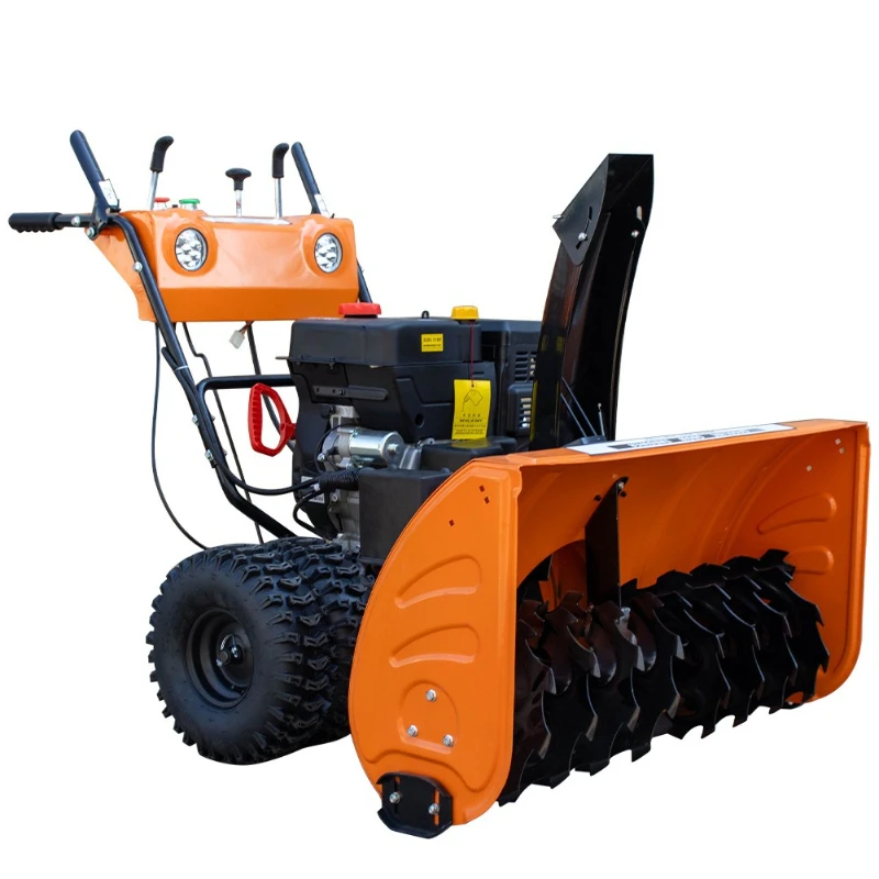 Snow plow Self-propelled three-in-one snow shovel, hand-pushed municipal gear variable speed clearing thrower