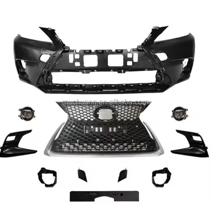 2012-2020 CT200H Front Bumper Face Kit High Quality New Plastic Body Kits Front Grille Clips Used For Car Upgrade Replacement