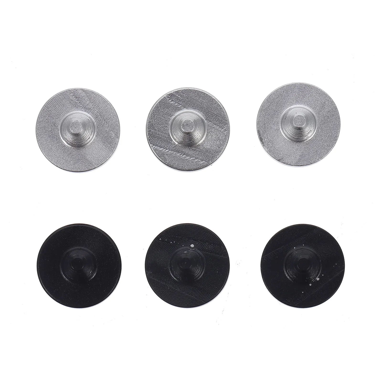 

6pcs Shutter Buttons Aluminum Alloy Convex Concave Flat Camera Release Button Compatible Reliable Performance Easy Install