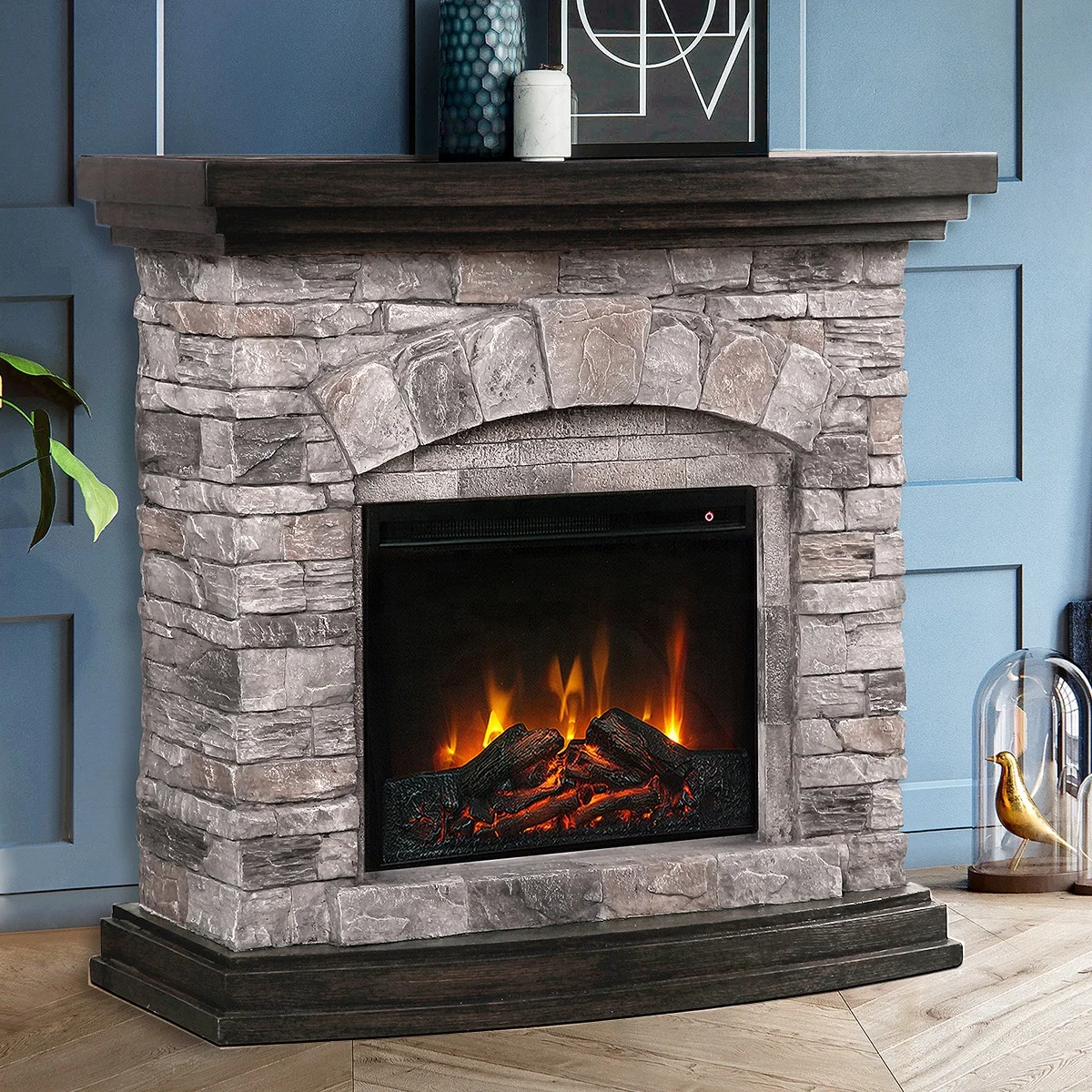 

【Hot】45" Super Large Decor Flame Electric Fireplace for Sale