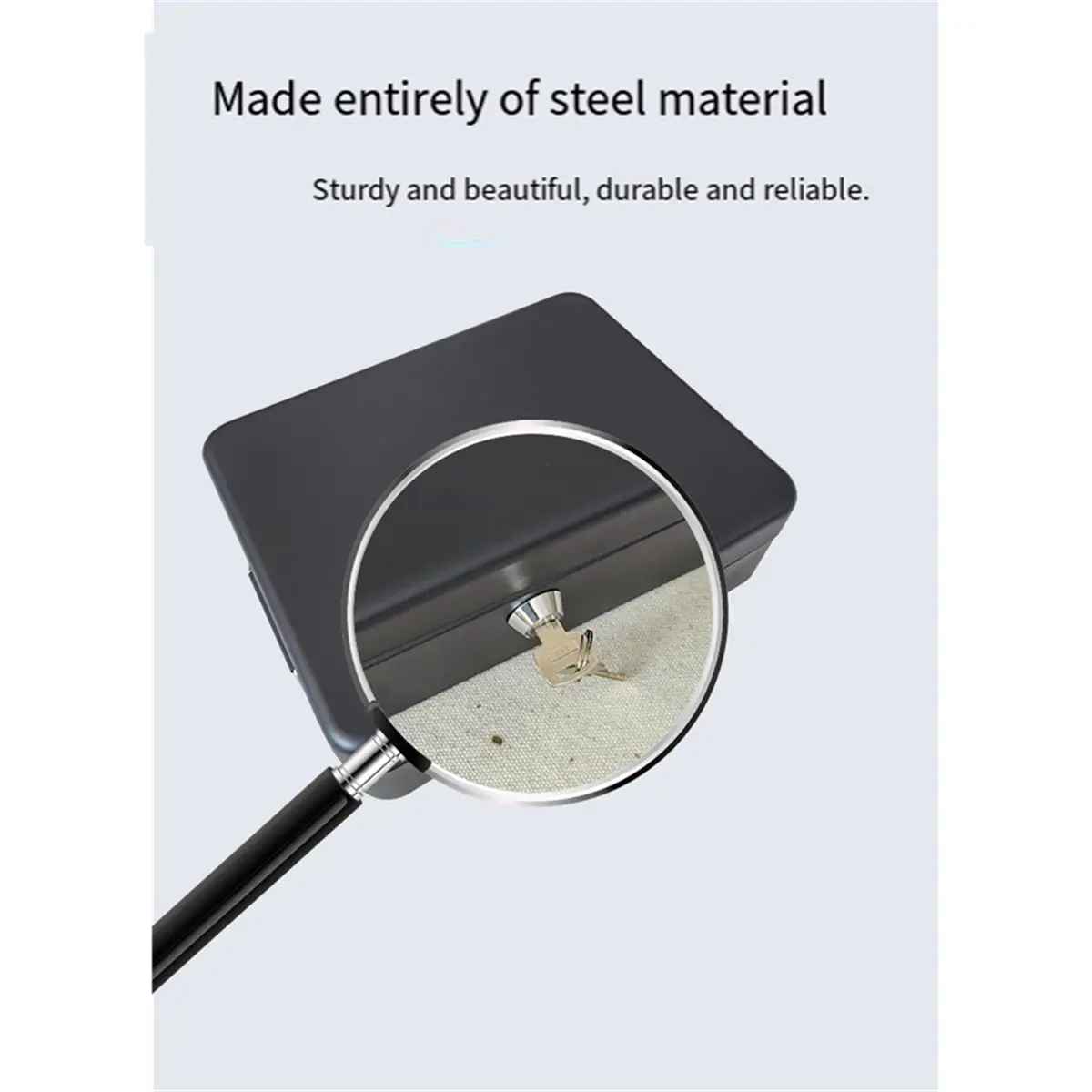 

Сейф для документов Homegood с замком, стальной, с креплением к полу, 12 дюймов (30 см), 10 дюймов (25 см)