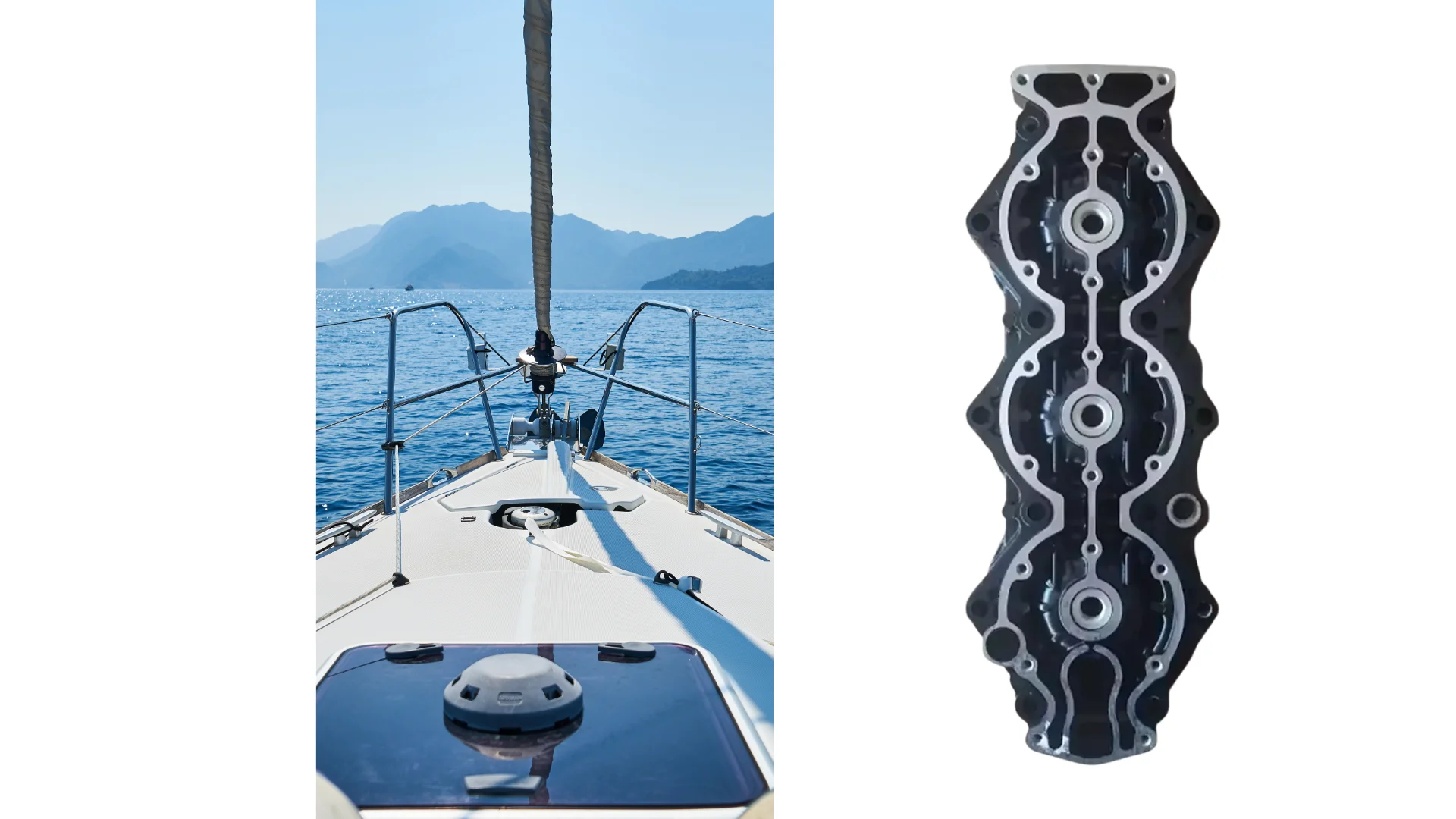 

Крышки/прокладки головки блока цилиндров подвесного мотора для Yamaha Hidea Parsun 2-тактный 75/85 л.с. крюк для лодочного двигателя