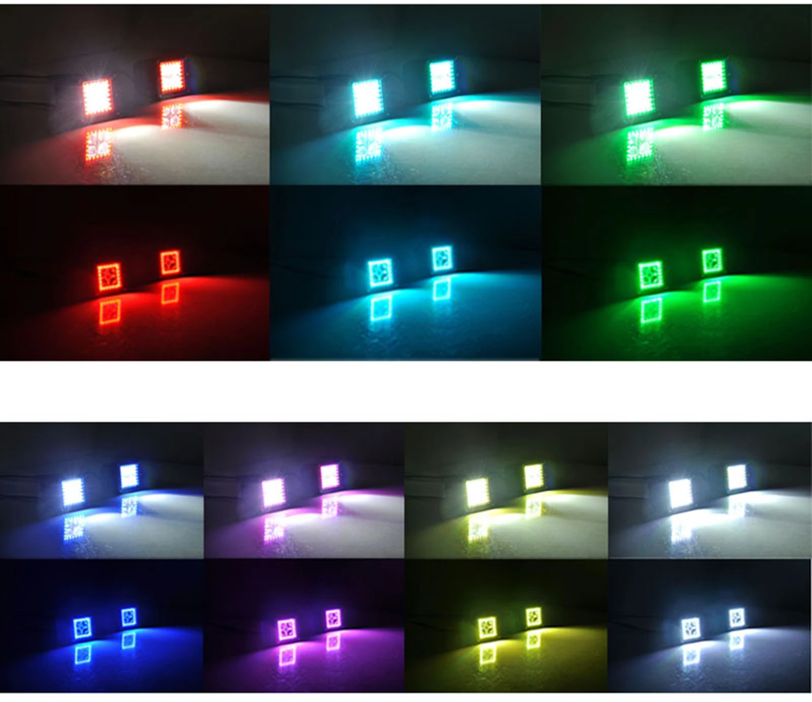 2pcs RGB Halo 3