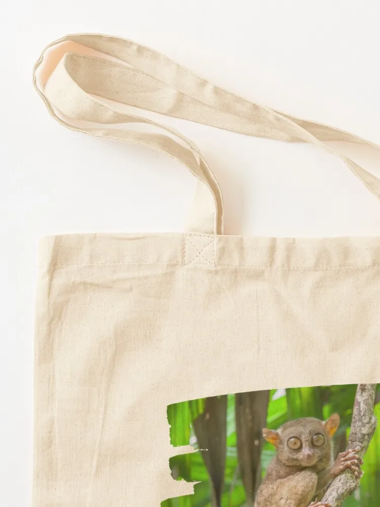 مرحباً من Tarsier. إنقاذ الكوكب! حمل حقيبة كيس صب فام حقيبة تسوق امرأة حقيبة المتسوق المرأة #3