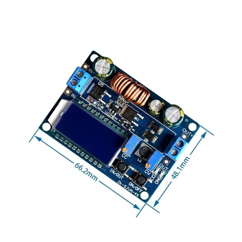 Adjustable Boost Buck Module LCD Digital Voltmeter Ammeter Constant Voltage Constant Current Power Converter-4pcs