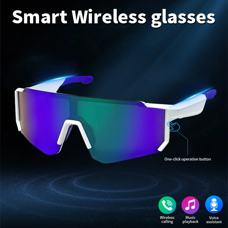 

LIGE Smart Cycling Glasses Men Wireless Bluetooth UV400 Polarized Sunglasses Outdoor Remote Camera Bike Bicycle Eyewear Glasses