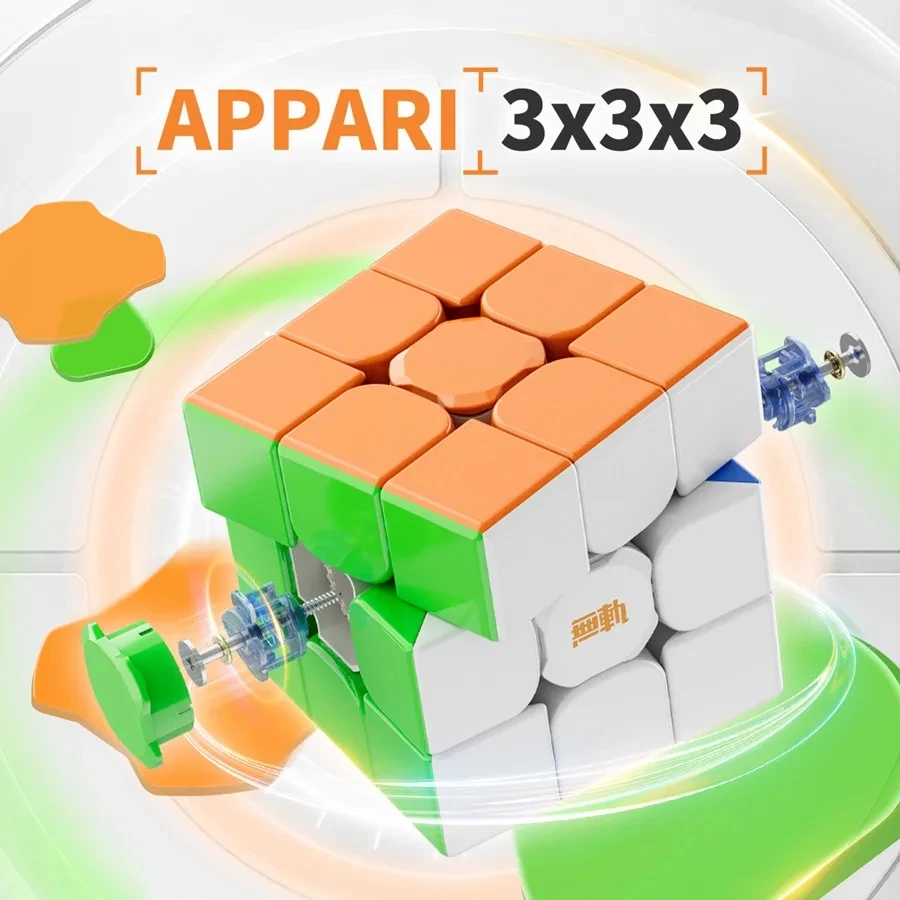 

YJ Appari 3x3 Speed Micro Actuator Cube Core Магниты Профессиональная игрушка-головоломка Cubo Magico для детей Подарочная игрушка