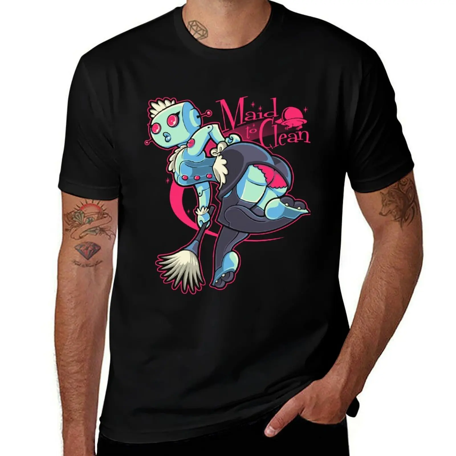 

man Clean cotton t 100% tshirt with prints shirt T-Shirt plain shirts t Maid to