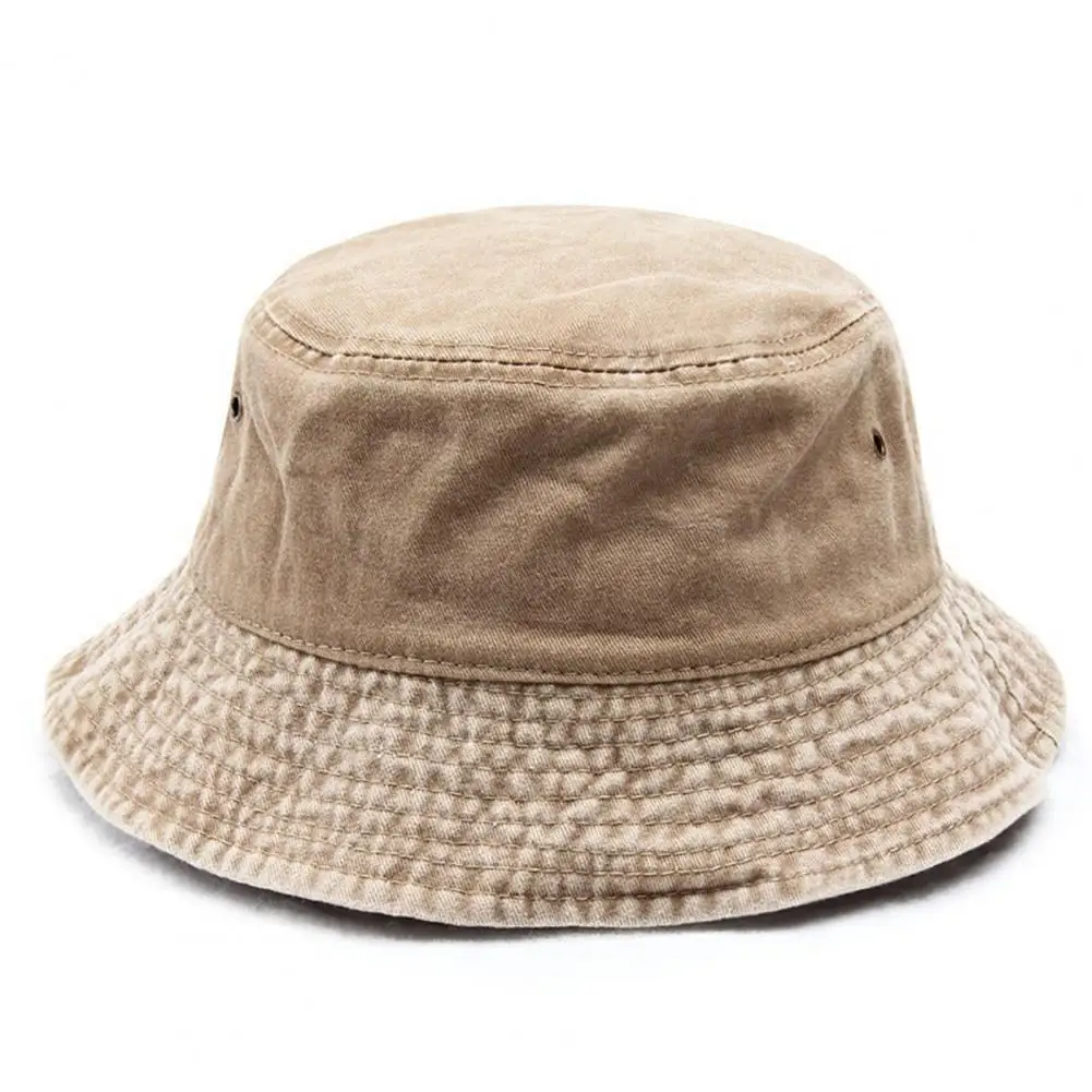 Big Head Sunscreen Bucket Hat for Men Pure Vintage Panama Fisherman Hat Korean Man Women 59cm 60cm 62cm 63cm Sun Hat