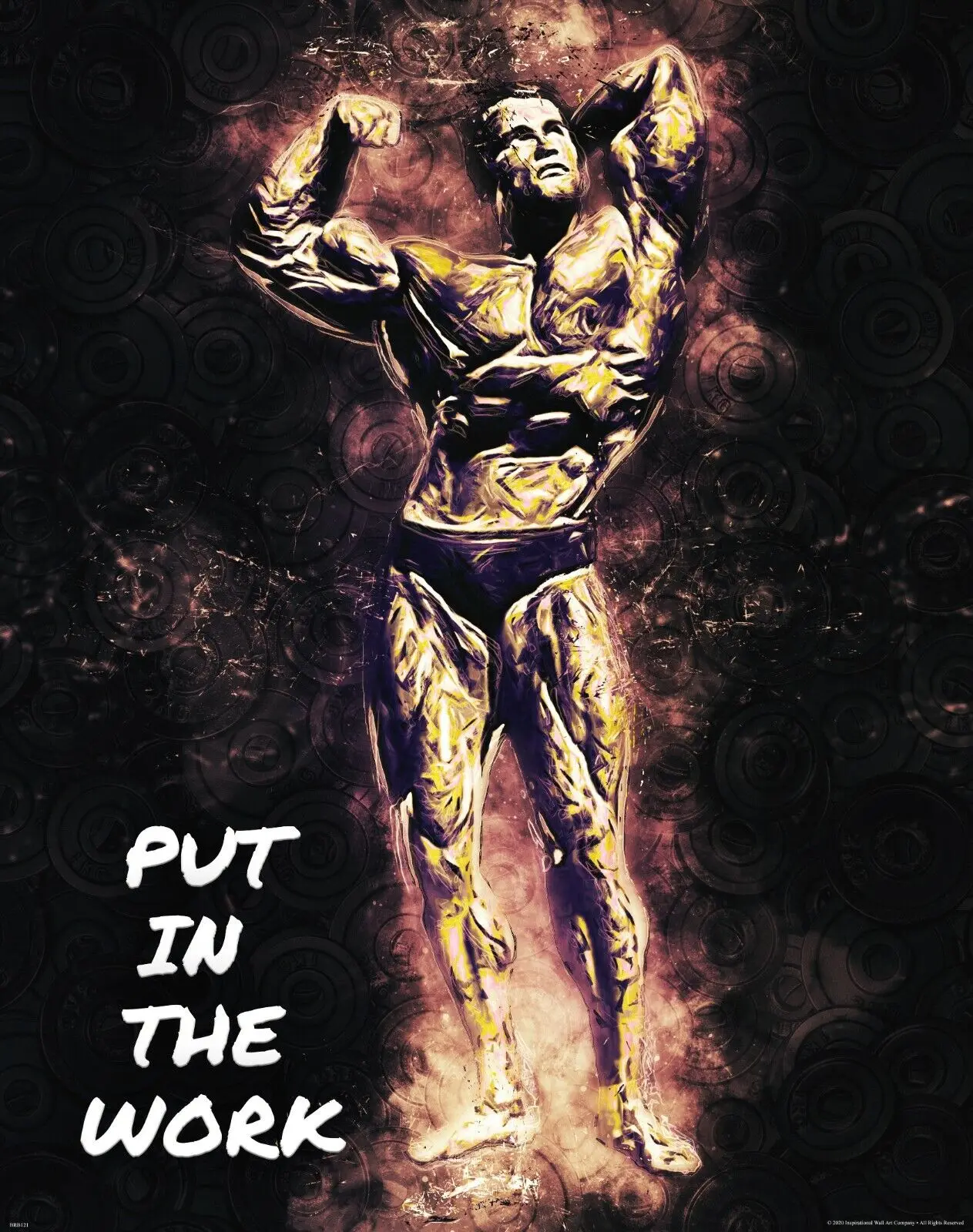 Arnold Schwarzenegger Workout Motivational Print Art Canvas Poster For Living Room Decor Home Wall Picture