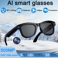 AI Smart Glasses Chat GPT 500MP Camera 4K HD Bluetooth Call 230mAh Battery Voice Assistant Control Smart Glasses for Men Women