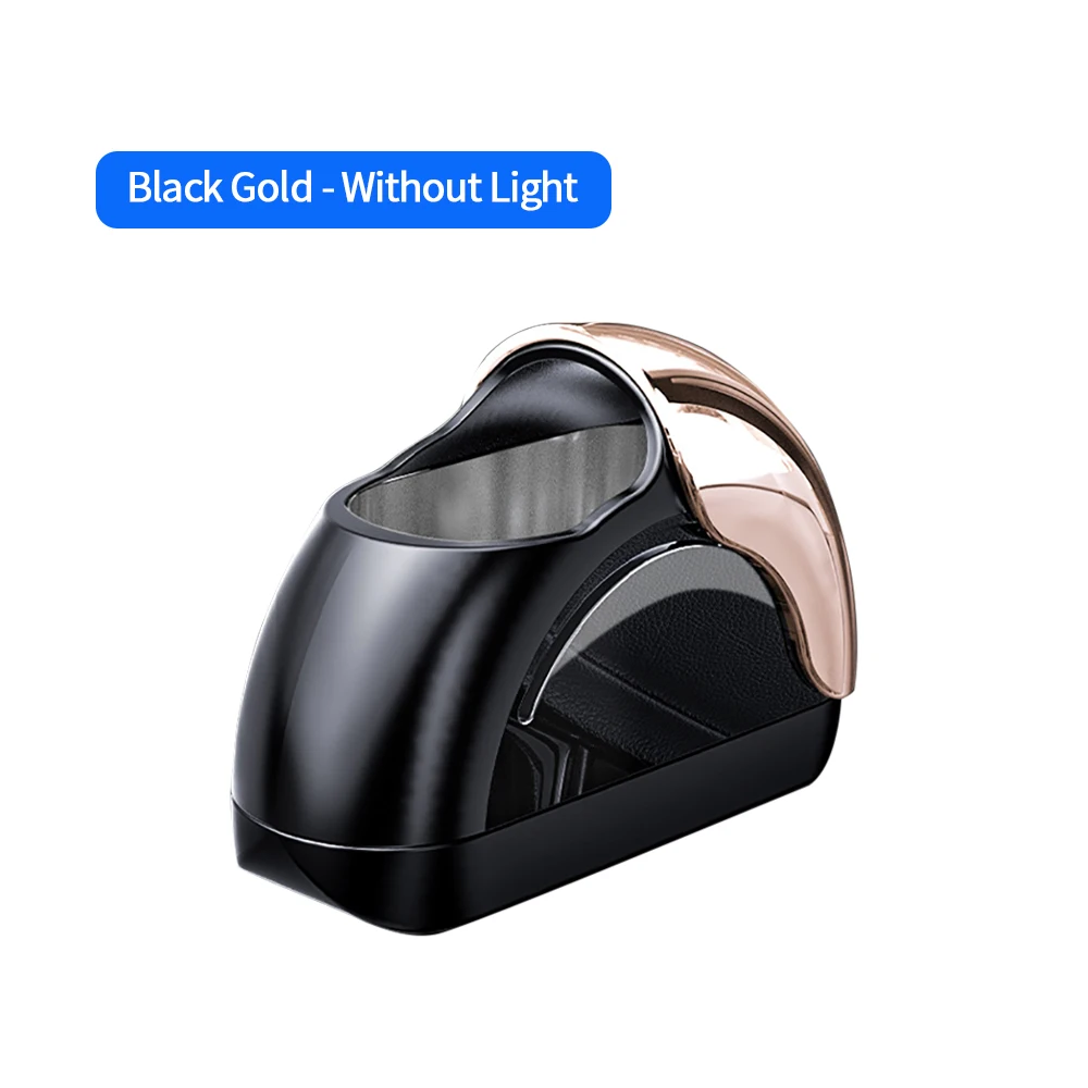 Unique Side Slide Car Door Windproof Ashtray 610 Smoke Cup Cigarette LED Light Ash Holds Box Auto Interior Accessroies