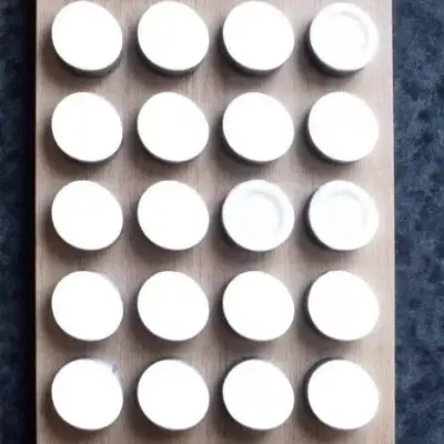 

20pcs Clear Glass Table Bumpers Rubber Spacers Heavy Duty Furniture Leg Protectors Skid Resistant Pads For Table Tops Cabinet