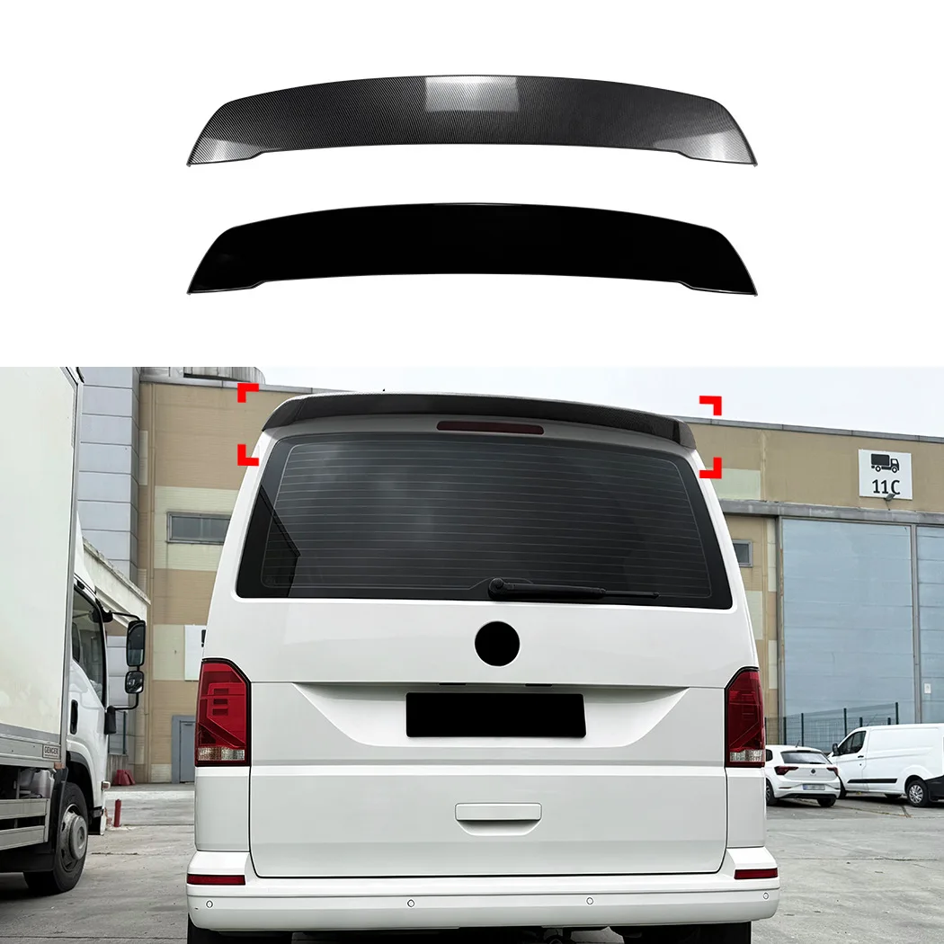 Tailgate Rear Roof Spoiler Top Wing For VW Transporter T6 T6.1 2016 17 18 19 20 21 22 23 24 Multivan Caravelle Van Tuning