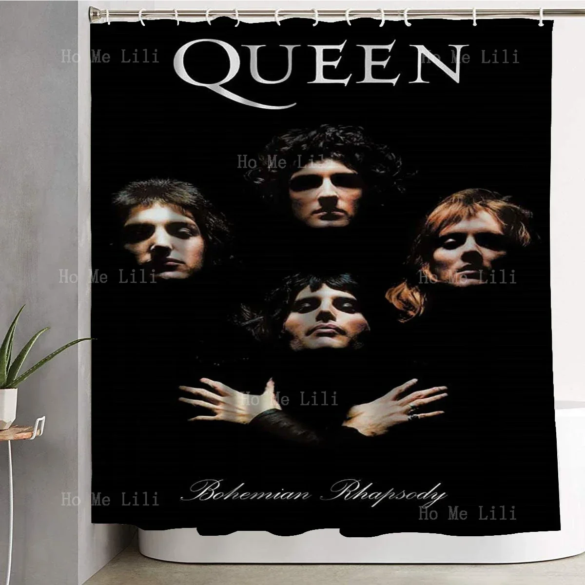 Rock Band Buyartforless Queen Bohemian Rhapsody Shower Curtain For Bathroom Decor