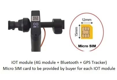 Hardware del software del server APP del localizzatore GPS a due ruote che condivide la serratura elettrica intelligente dello scooter
