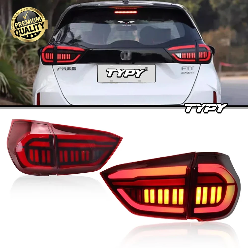 

Car Tail Lamp For Honda Fit GR9 2021-2023 Upgrade Modified to New Dynamic Turn Signal Car LED Taillight Assembly