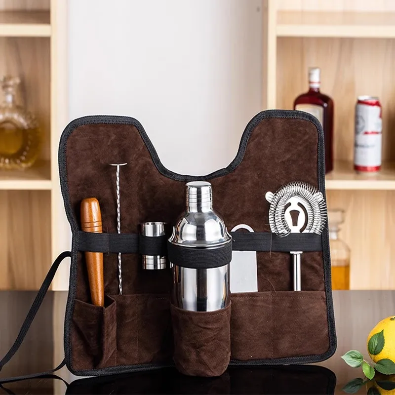 

Bar Tool Bag Bartender Tool Kit Cocktail Shaker Bag Set Bar Set