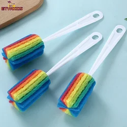 1pc Baby Bottle Brushes Cleaner Scouring Pad Head Cleaning Brush for Glass Cup Pot Kitchen Milk Pacifier Bottle Washing Tools