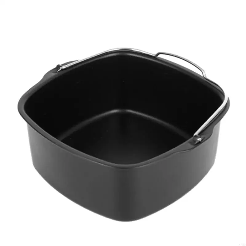 مواد كربون مواد الهواء ، سلة كعكة مقلاة ، مناسبة لـ 8qt Air Fryers N58D