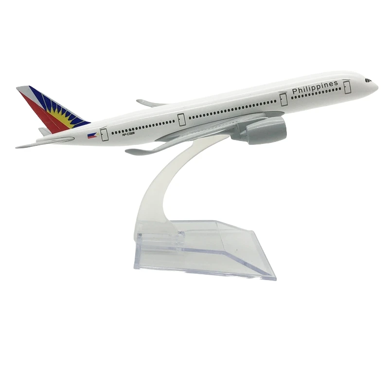 

16cm Air Philippine Airlines Airbus 350 Airplane Model 1:400 Scale A350 Alloy Metal Plane Model Aircraft Kid Christmas Gifts