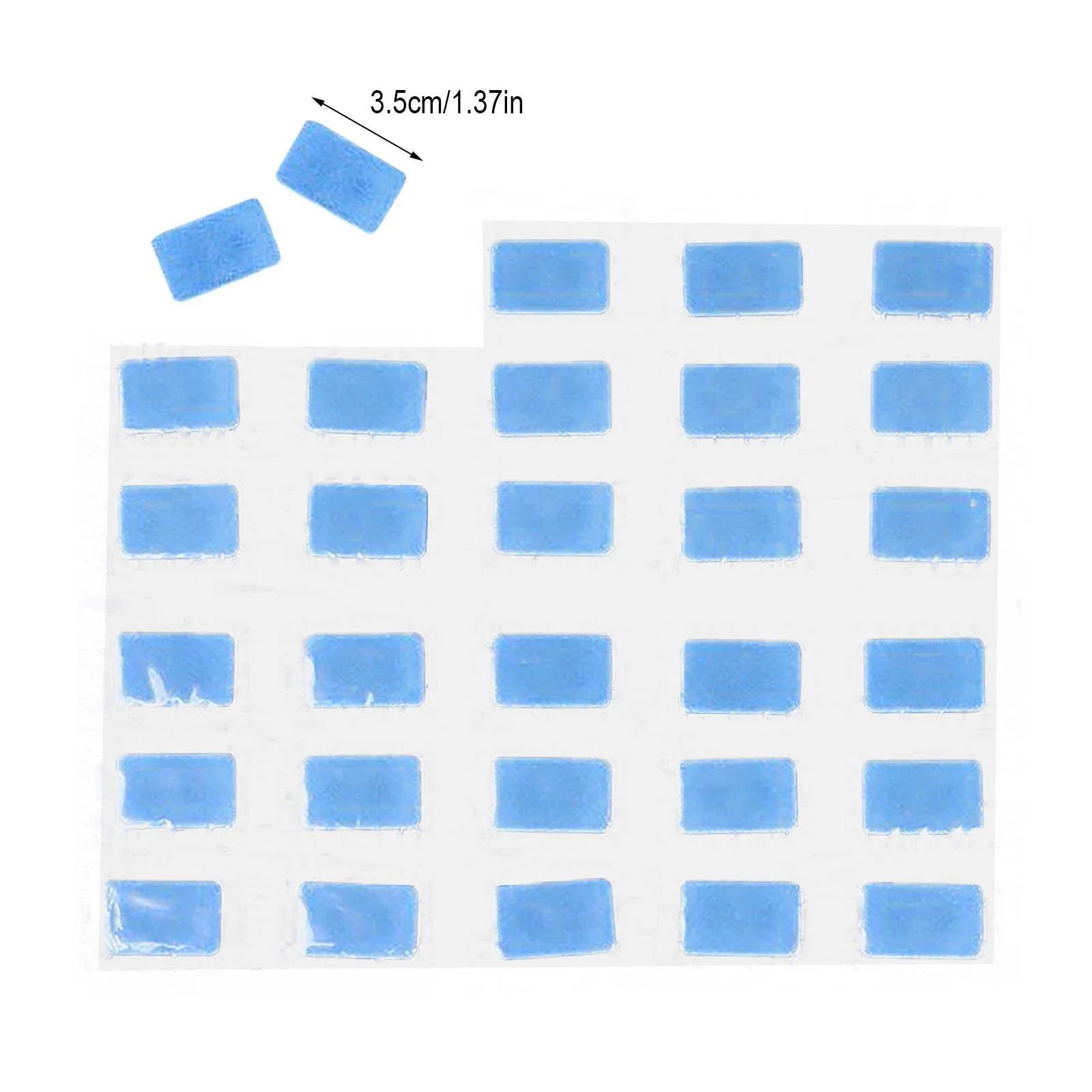 غير المنسوجة إبرة الذيل القطب التصحيح القطب الوسادة ذاتية اللصق استبدال وسادة هلام السيليكون معدات العلاج بالتدليك الرقمي