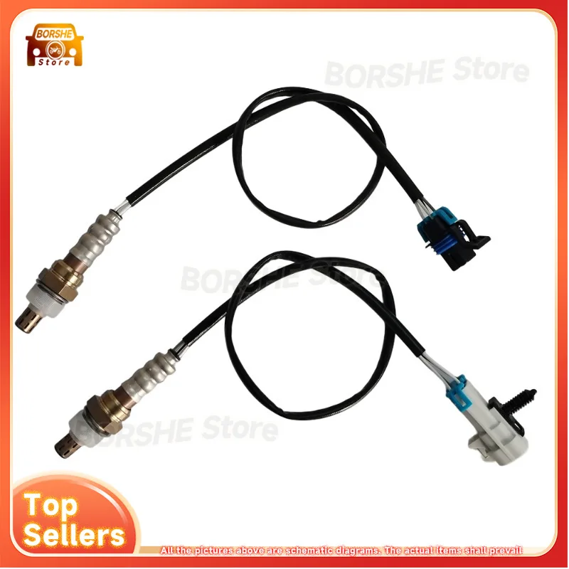 2026 Cocok untuk 234-4066 234-4342 Sensor Oksigen Depan dan Belakang Mobil Chevrolet 2 Pcs Set