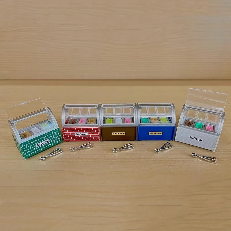 ي. تمثال أنيمي dream-gashapon ، تمثال صغير p3 ، آيس كريم ، آيس كريم ، مصغر ، ديكور دمية ، ألعاب كبسولة كاواي ، هدية