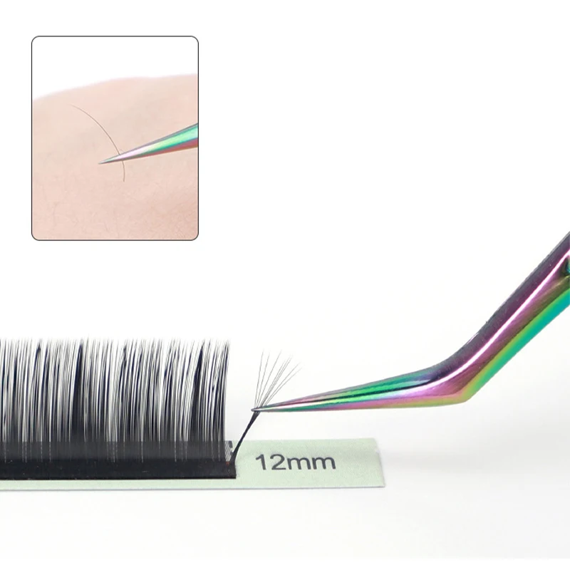 6 pçs pinças de cílios postiços de aço inoxidável galvanizado asa de anjo anti-deslizamento plantio sobrancelha clipe cílios pinças ferramenta de maquiagem