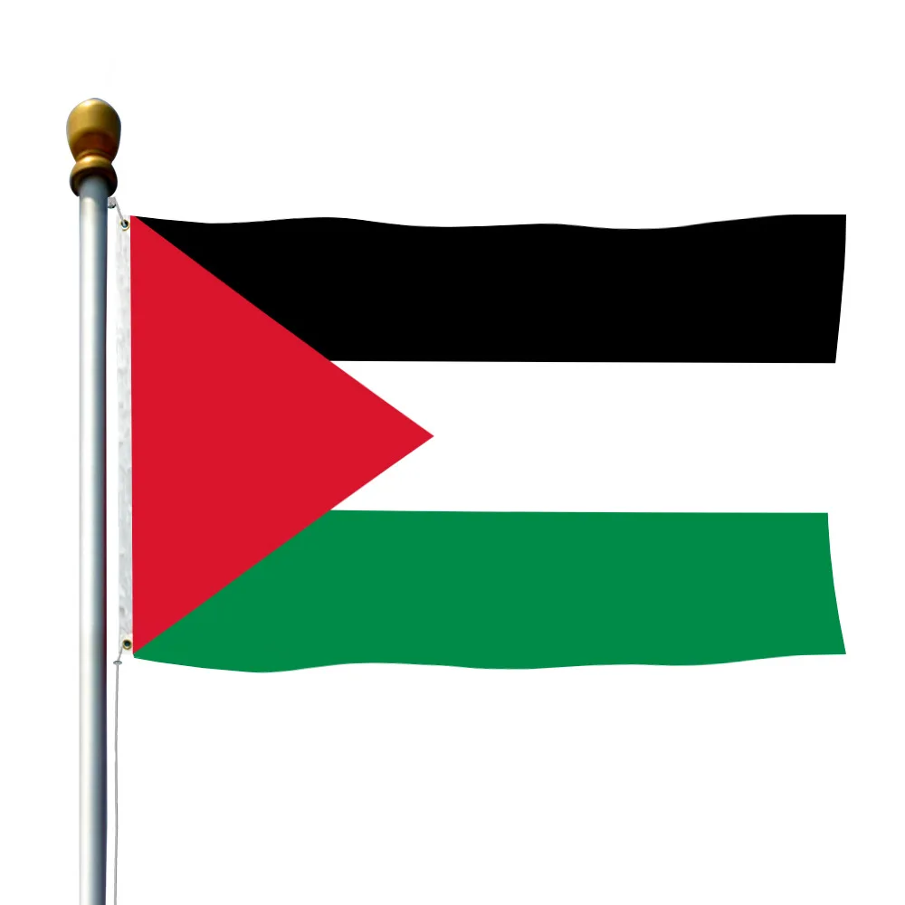 90*150cm Palestine Flag Palestinian Banner Decoration High Quality Polyester Large Palestine Hanging Flag